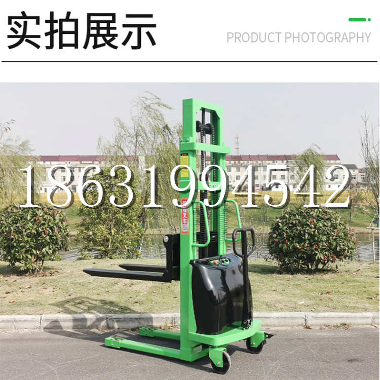 兴宁市电动叉车堆高车液压铲车电瓶1吨2吨站驾步行式小型全自动叉车